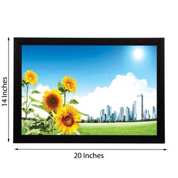 Sunflower Satin Matt Texture UV Art Painting 2