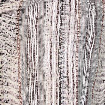 Beige & Multicolor Cotton Woven Design Scarves 5