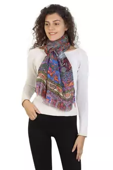 Multicolor modal Printed Scarves