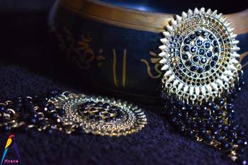 Afghani german silver oxidised traditional party wear stylish latest design dangler jhumki earrings for women and girls 1