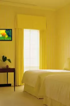 Yellow Floral Satin Matt Texture UV Art Painting