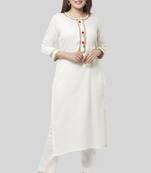 Off-White Gotta Straight Kurti with Straight Pants