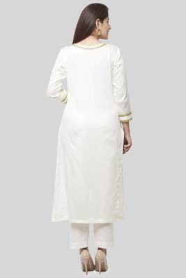 Off-White Gotta Straight Kurti with Straight Pants 5