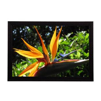 Yellow Flower Satin Matt Texture UV Art Painting 1