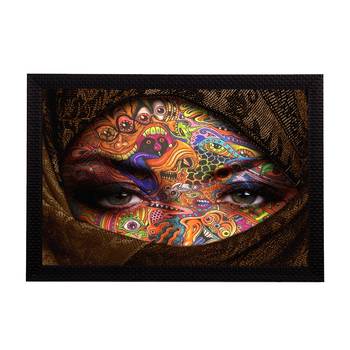 Eyes Says Lot Satin Matt Texture UV Art Painting 1