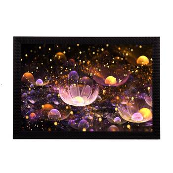 Glittering Floral Satin Matt Texture UV Art Painting 1