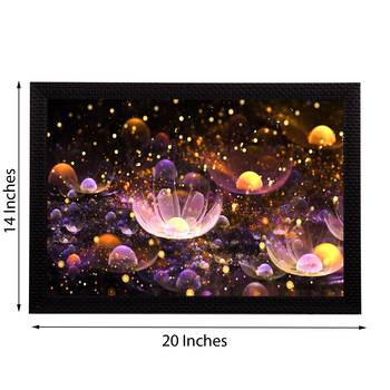 Glittering Floral Satin Matt Texture UV Art Painting 2