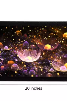 Glittering Floral Satin Matt Texture UV Art Painting