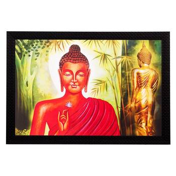 Lord Buddha Matt Textured UV Art Painting 1