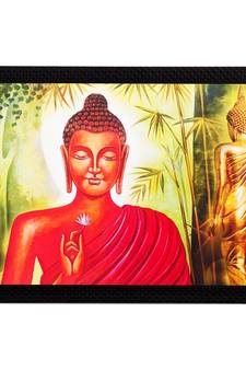 Lord Buddha Matt Textured UV Art Painting
