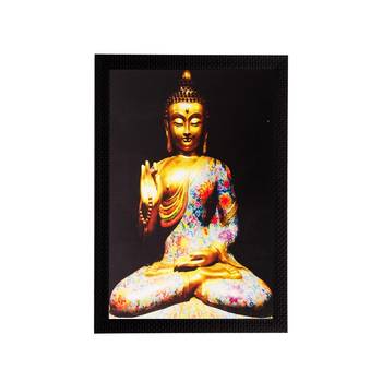 Spiritual Buddha Matt Textured UV Art Painting 1