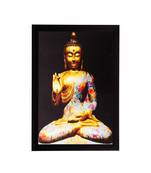 Spiritual Buddha Matt Textured UV Art Painting