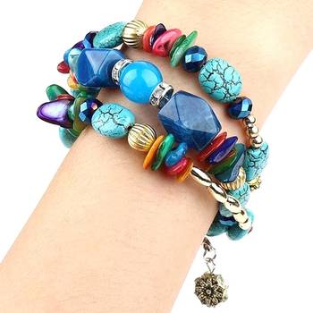Blue bracelets 4