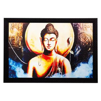 Lord Buddha Matt Textured UV Art Painting 1
