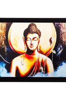 Lord Buddha Matt Textured UV Art Painting