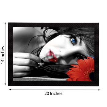 Girl Satin Matt Texture UV Art Painting 3