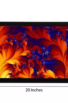Orange Abstract Satin Matt Texture UV Art Painting