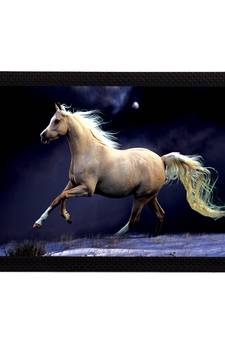White Running Horse Satin Matt Texture UV Art Painting