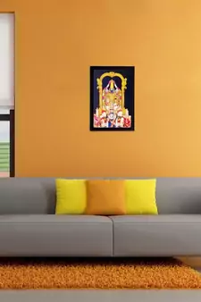 Lord Balaji Matt Textured UV Art Painting