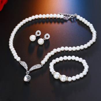 White necklaces 1