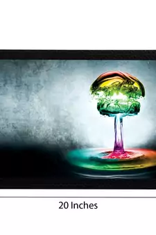 Neon Colorful Abstract Satin Matt Texture UV Art Painting