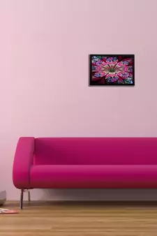 Flower Satin Matt Texture UV Art Painting