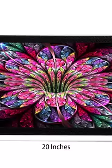 Flower Satin Matt Texture UV Art Painting