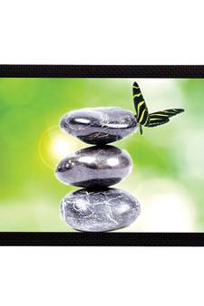 Stone & Butterfly Satin Matt Texture UV Art Painting