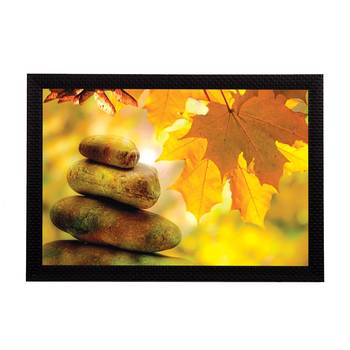 Maple Leaves Satin Matt Texture UV Art Painting 1