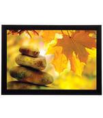 Maple Leaves Satin Matt Texture UV Art Painting