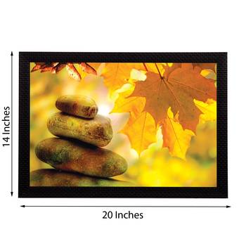 Maple Leaves Satin Matt Texture UV Art Painting 3