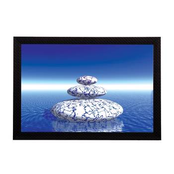 White Stone Satin Matt Texture UV Art Painting 1
