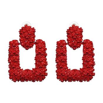 Red earrings 1