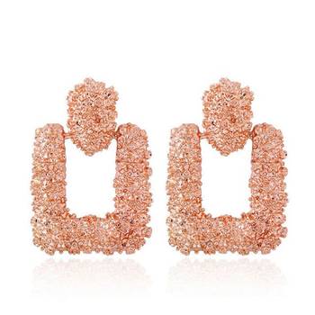 Copper earrings 1