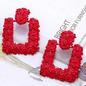 Red earrings 2