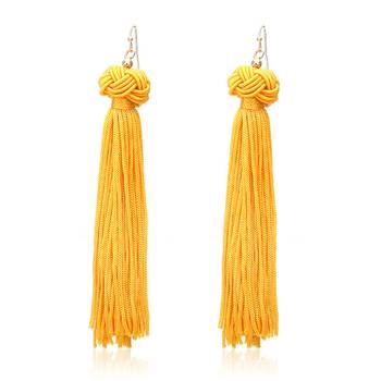 Yellow earrings 1