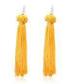 Yellow earrings