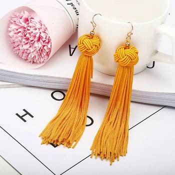 Yellow earrings 3