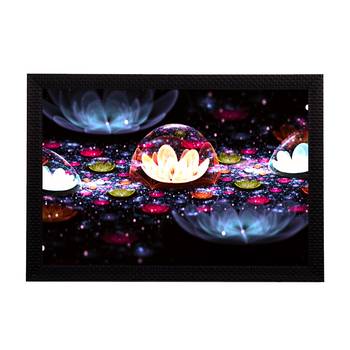 Floral Neon Satin Matt Texture UV Art Painting 1