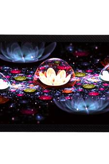 Floral Neon Satin Matt Texture UV Art Painting