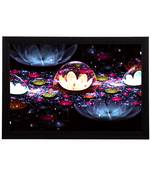 Floral Neon Satin Matt Texture UV Art Painting