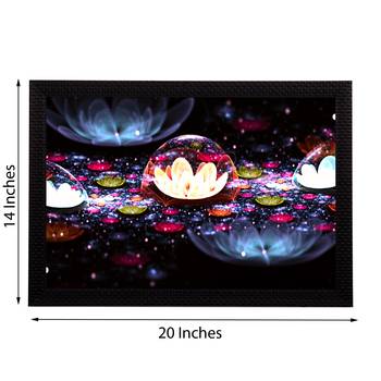 Floral Neon Satin Matt Texture UV Art Painting 3