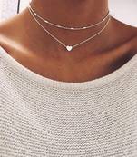 Silver necklaces