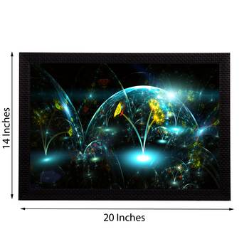 Neon Glowing Floral Satin Matt Texture UV Art Painting 2