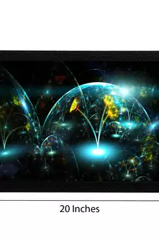 Neon Glowing Floral Satin Matt Texture UV Art Painting