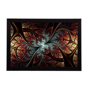 Abstract Brown Satin Matt Texture UV Art Painting 1