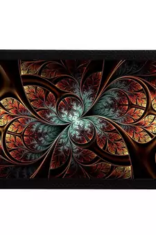 Abstract Brown Satin Matt Texture UV Art Painting