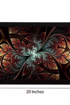 Abstract Brown Satin Matt Texture UV Art Painting