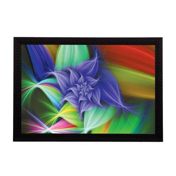 Abstract Floral Satin Matt Texture UV Art Painting 1