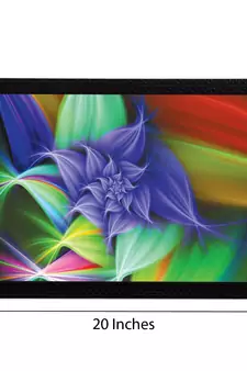Abstract Floral Satin Matt Texture UV Art Painting